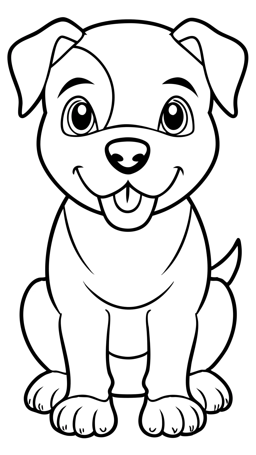 puppy dog printable coloring pages